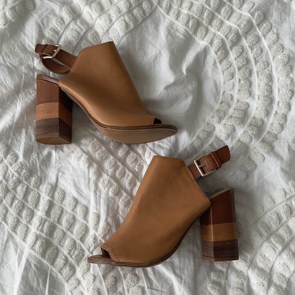 Aldo Tan Block Heel Sandals